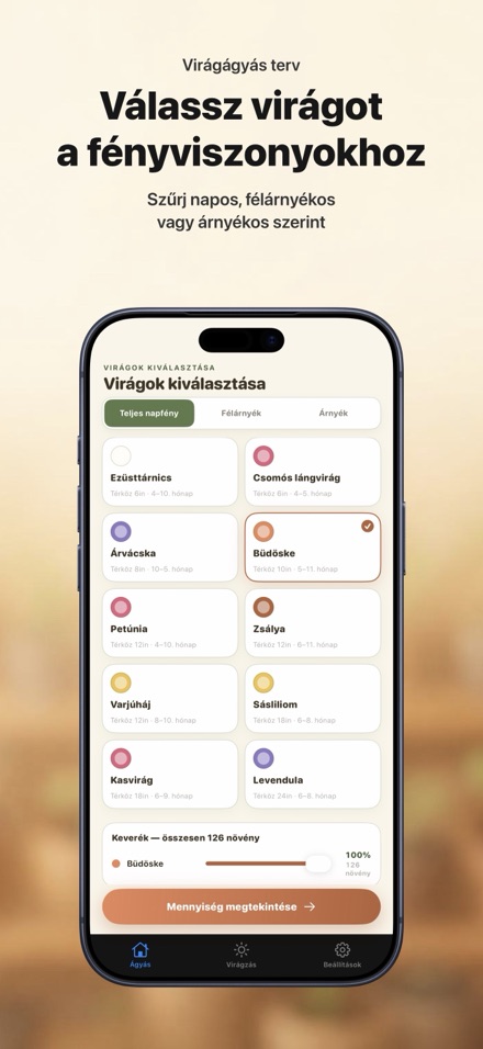 FlowerBedPlan: palánták száma 4
