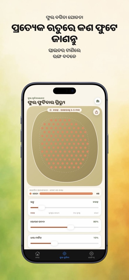 FlowerBedPlan: ଚାରାର ସଂଖ୍ୟା 6
