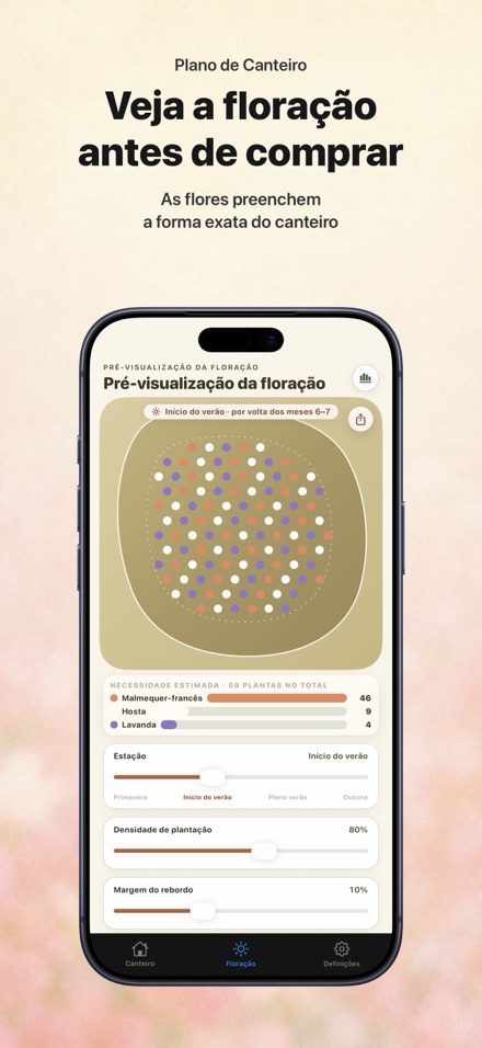 FlowerBedPlan: Nº de plantas 1