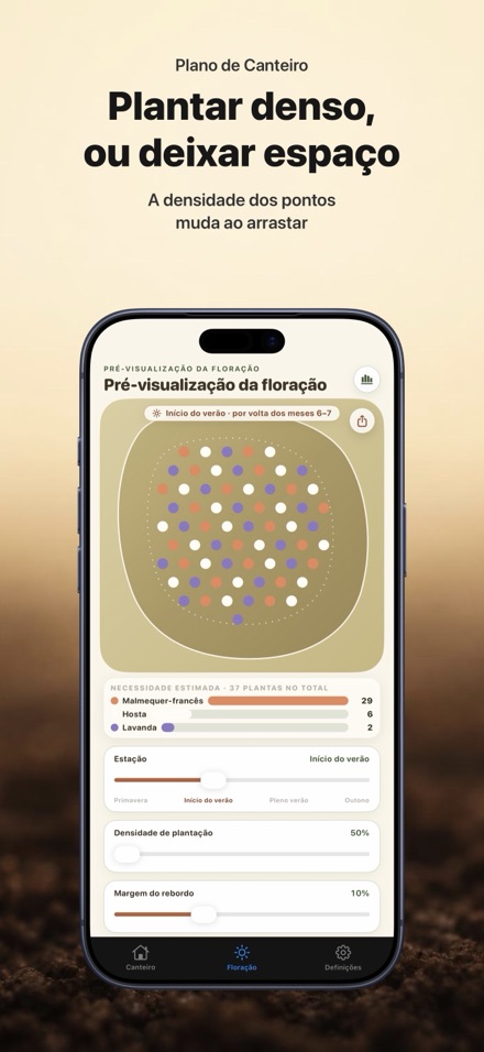 FlowerBedPlan: Nº de plantas 7