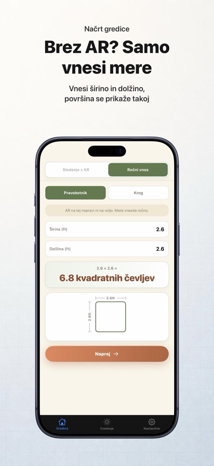 FlowerBedPlan: število sadik 2