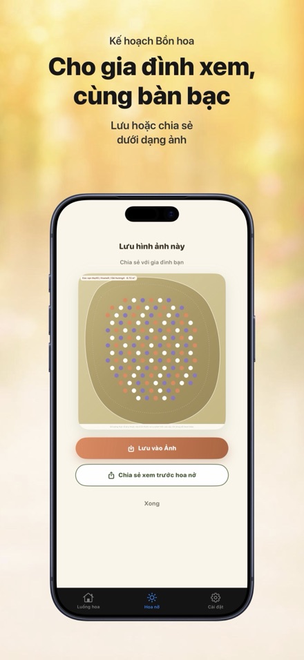 FlowerBedPlan: số lượng cây 9