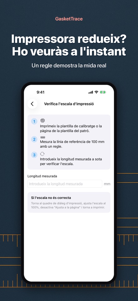 GasketTrace: patró de junta 7