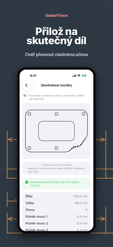 GasketTrace šablona těsnění 5