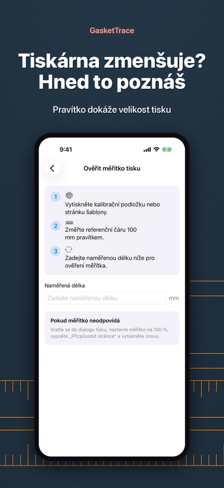 GasketTrace šablona těsnění 7