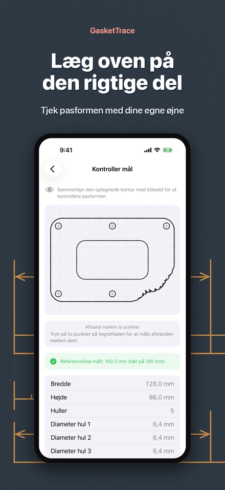 GasketTrace: pakningsskabelon 5