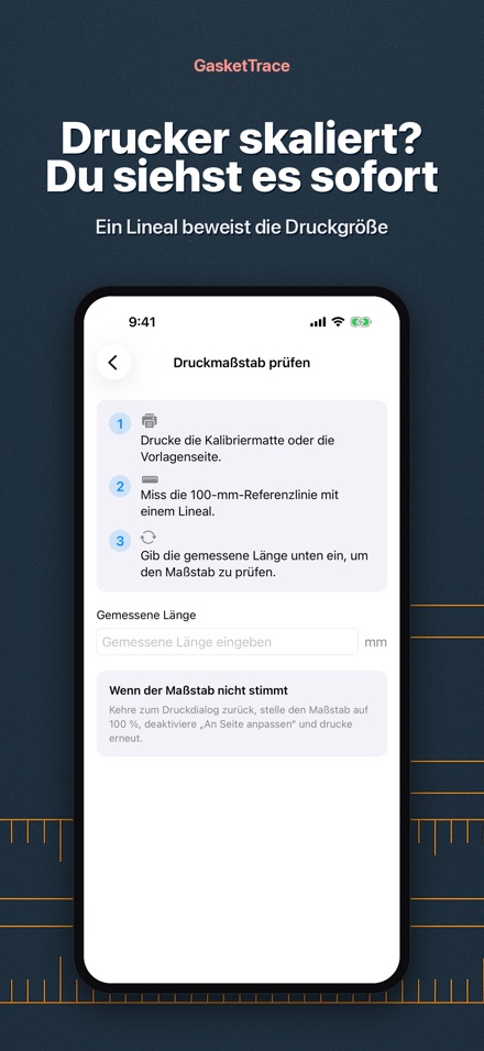 GasketTrace Dichtungsschablone 7