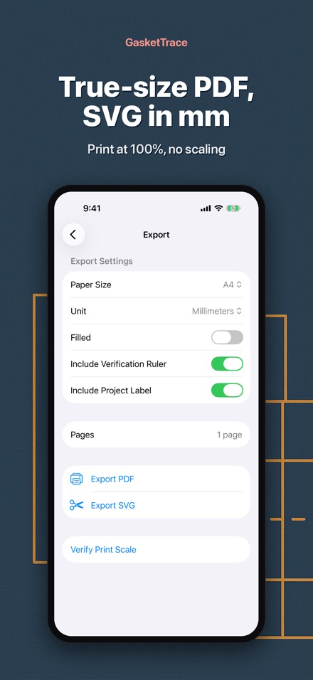 GasketTrace: Gasket Template 6