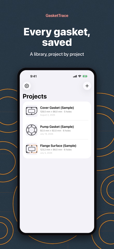 GasketTrace: Gasket Template 9