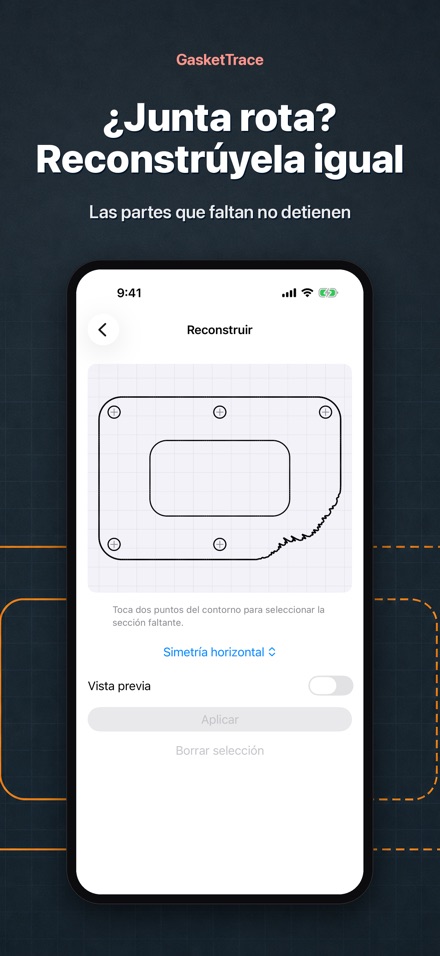 GasketTrace: patrón de empaque 3