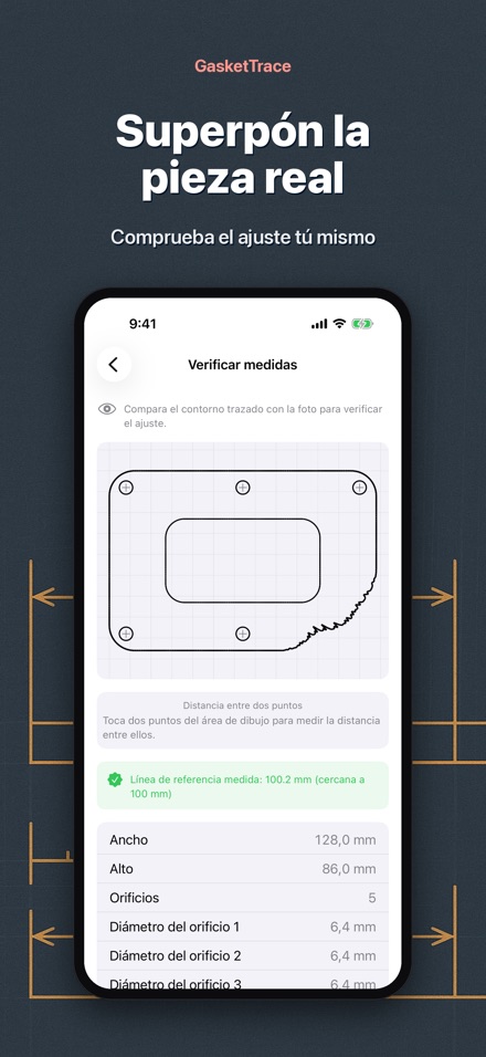 GasketTrace: patrón de empaque 5