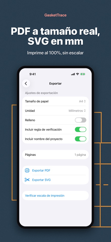 GasketTrace: patrón de empaque 6