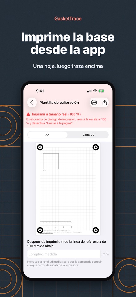 GasketTrace: patrón de empaque 8
