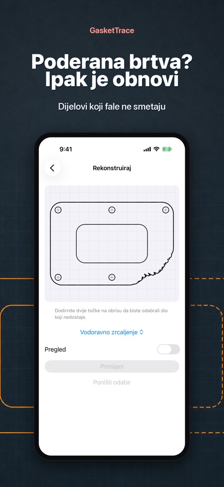 GasketTrace predložak brtve 3