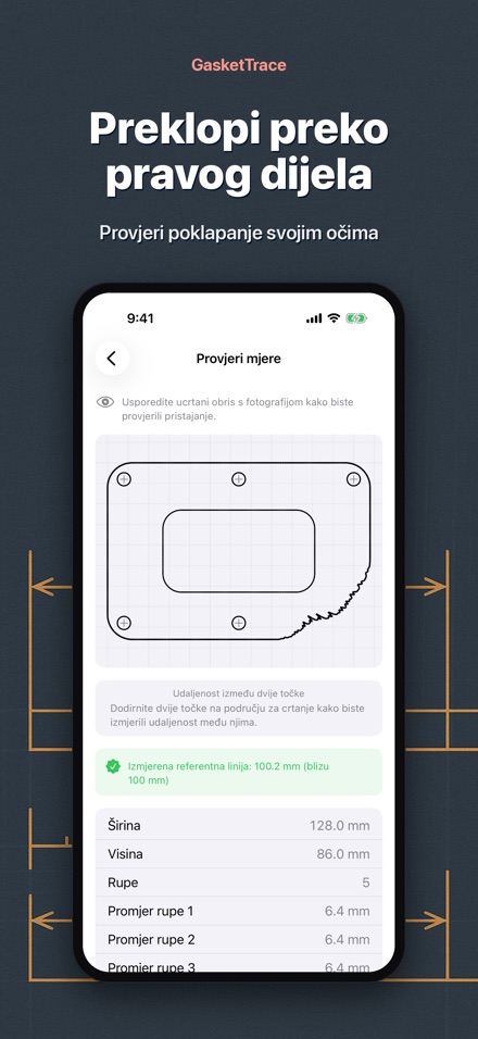 GasketTrace predložak brtve 5