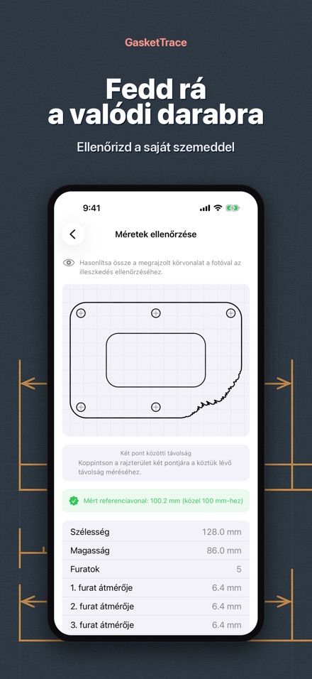 GasketTrace: tömítés sablon 5