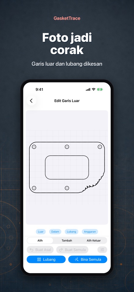 GasketTrace: corak gasket