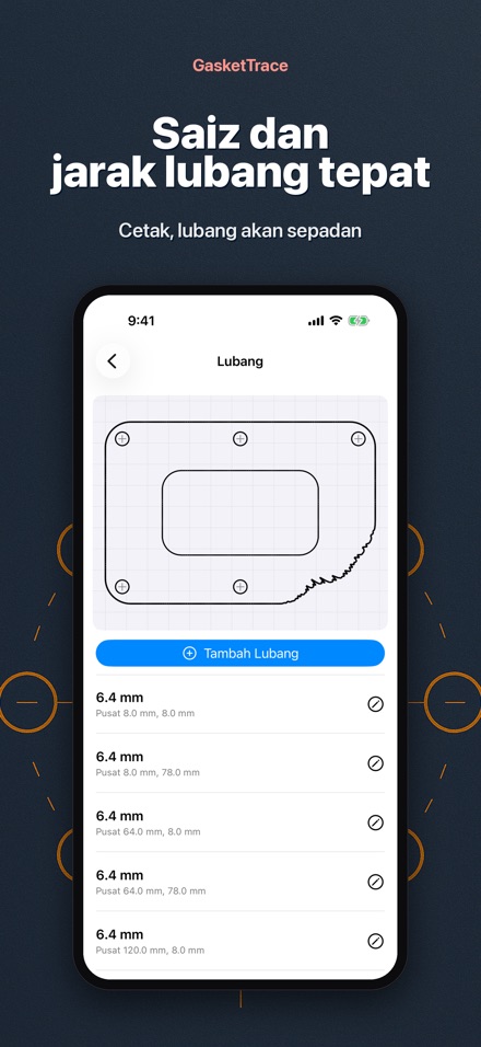 GasketTrace: corak gasket 4