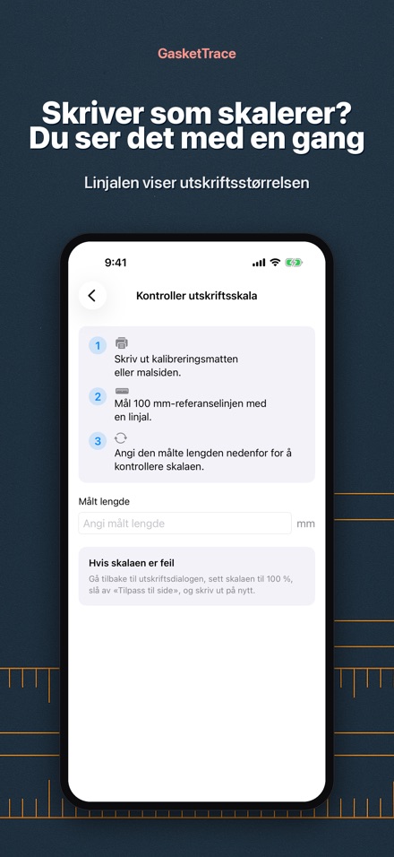 GasketTrace: pakningsmal 7