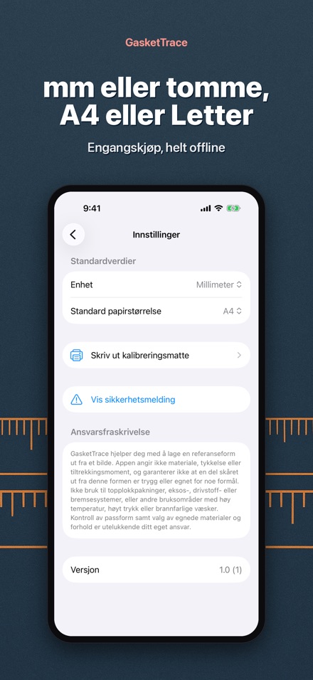GasketTrace: pakningsmal 10