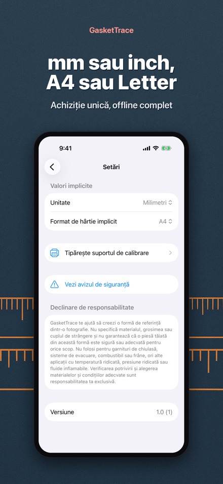GasketTrace șablon garnitură 10