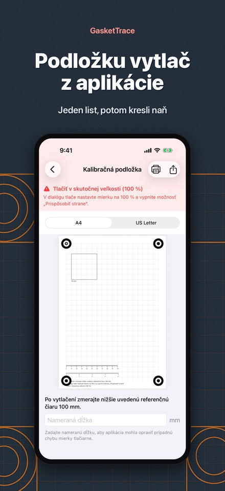 GasketTrace šablóna tesnenia 8