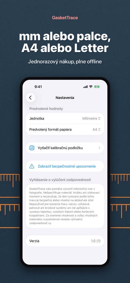 GasketTrace šablóna tesnenia 10