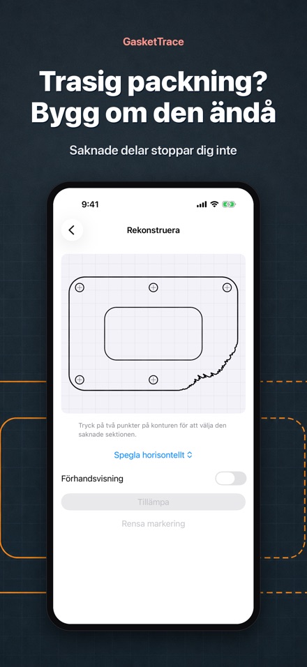 GasketTrace: packningsmall 3