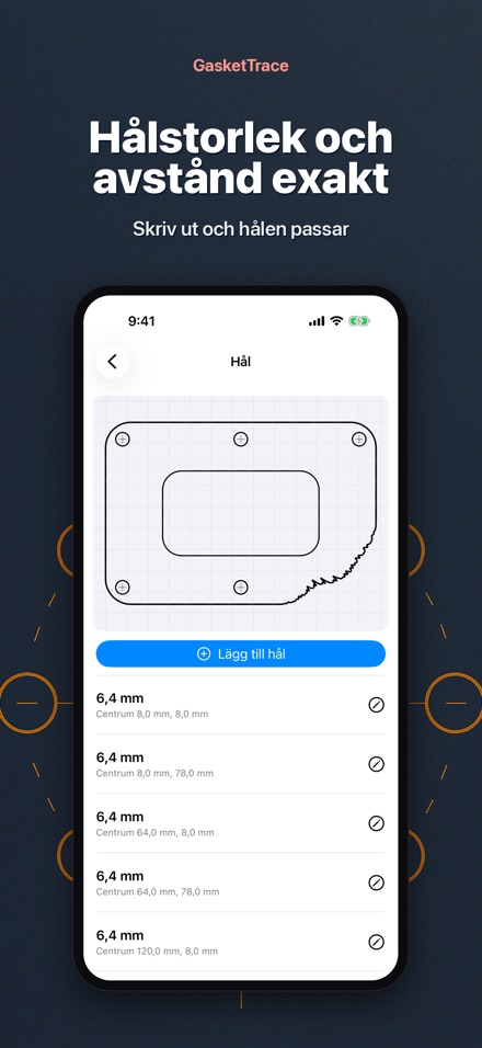 GasketTrace: packningsmall 4