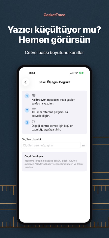 GasketTrace conta şablonu 7