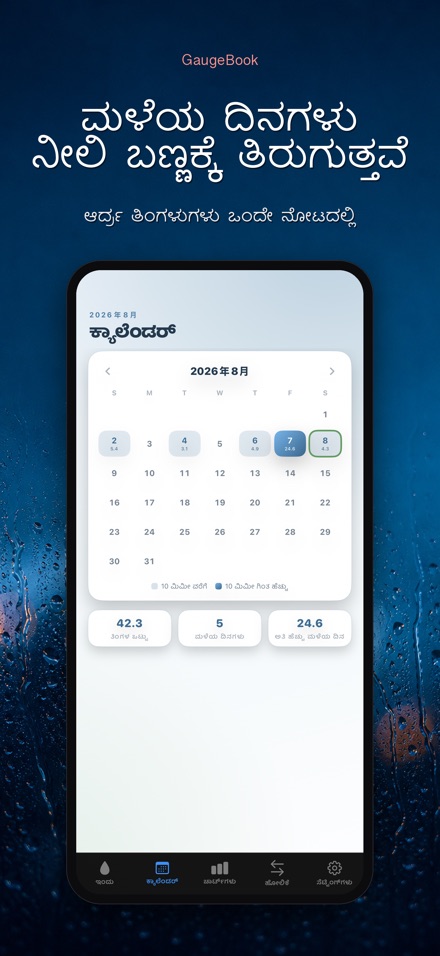 GaugeBook: ಮಳೆ ಡೈರಿ 2
