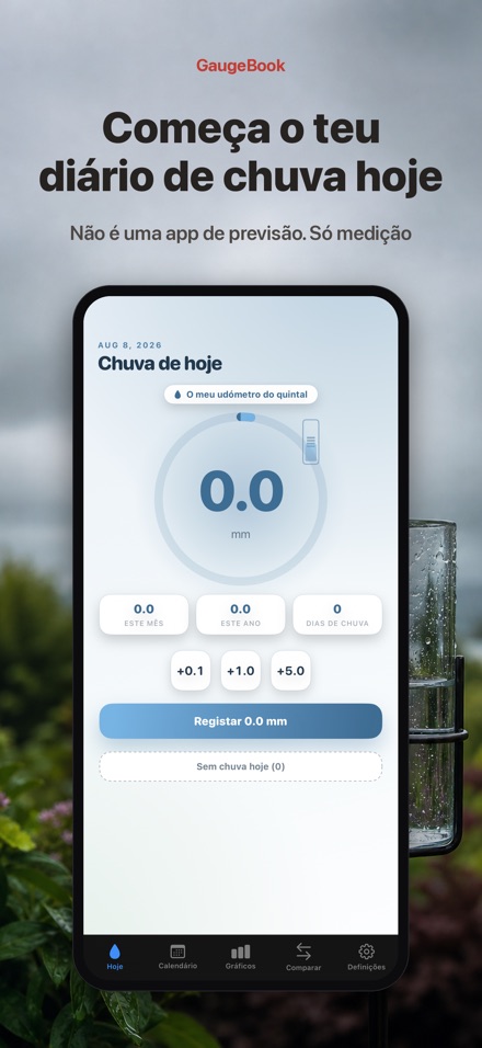 GaugeBook: Diário Pluviómetro 9
