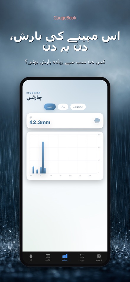 GaugeBook: بارش ڈائری 3