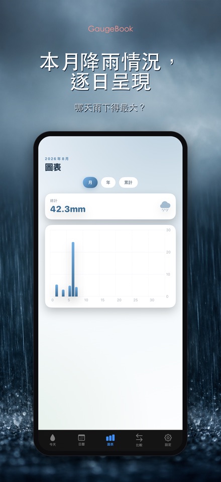 GaugeBook:雨量日誌 3