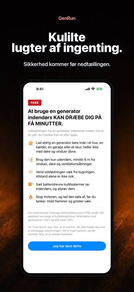 GenRun: generatorens driftstid 8