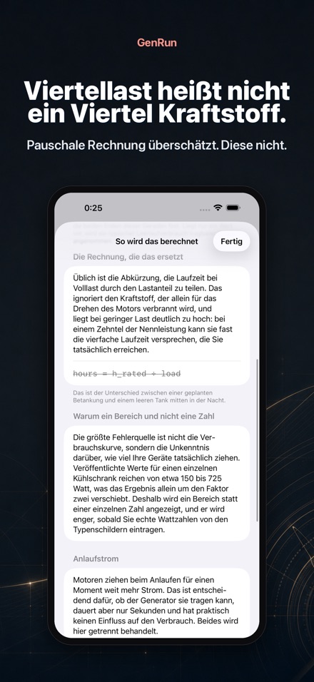 GenRun: Generator Laufzeit 4