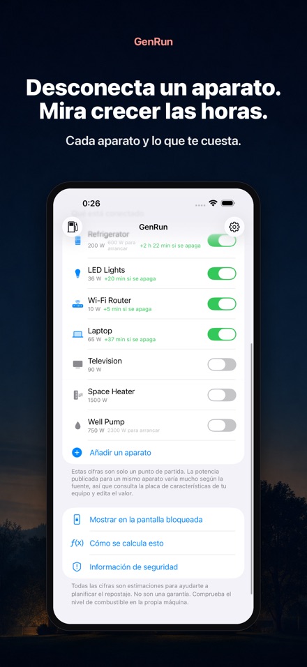 GenRun: autonomía de planta 2