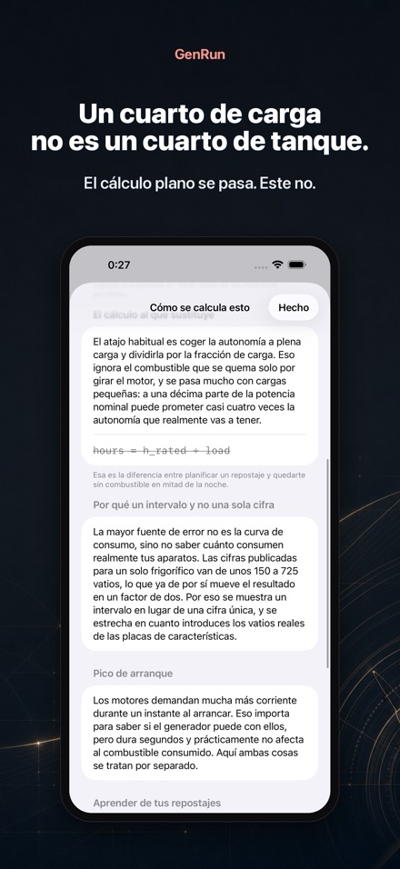 GenRun: autonomía de planta 4