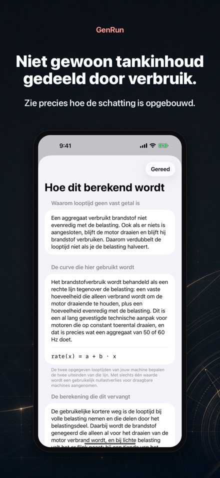 GenRun: looptijd aggregaat 3