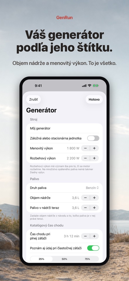 GenRun: Výdrž generátora 5