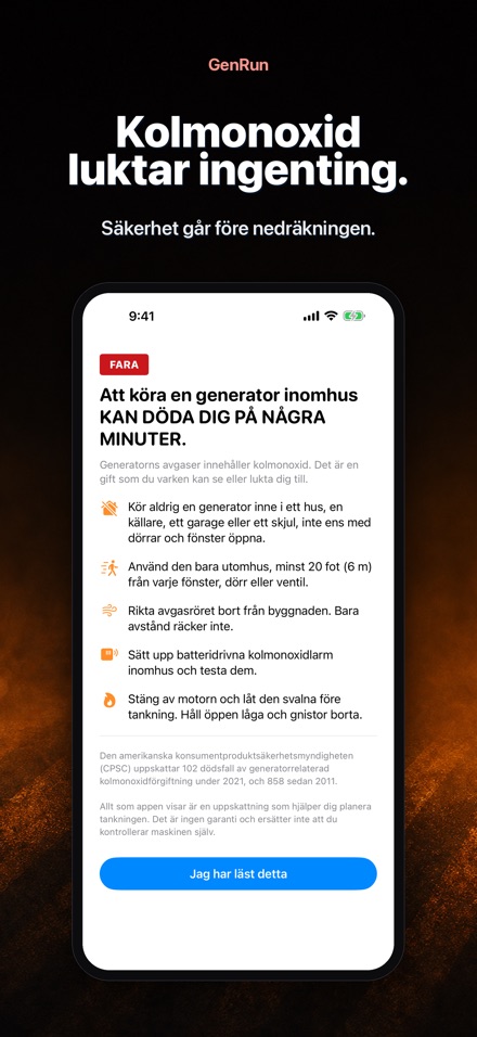 GenRun: Generatorns drifttid 8