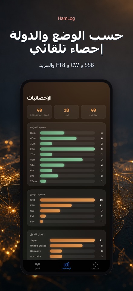HamLog: سجل اتصالات لاسلكي 7