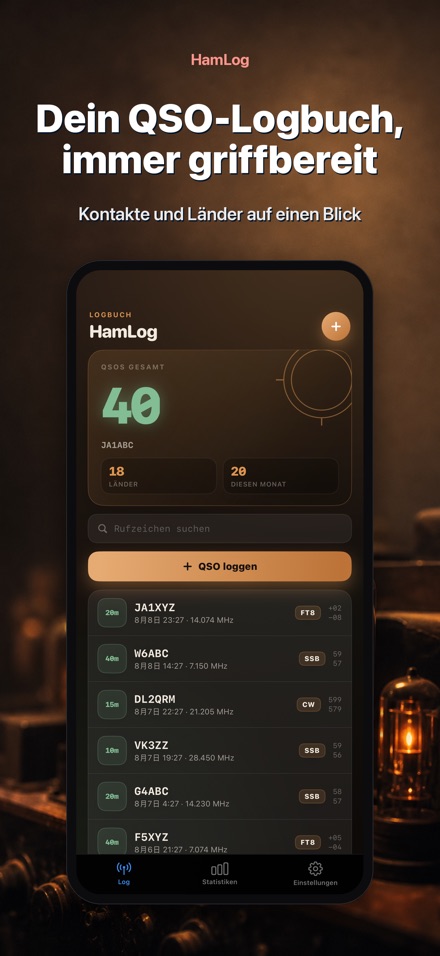 HamLog: Amateurfunk-Logbuch
