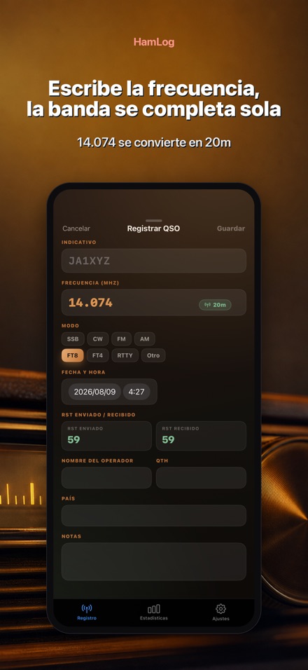 HamLog: Bitácora QSO Radio 2