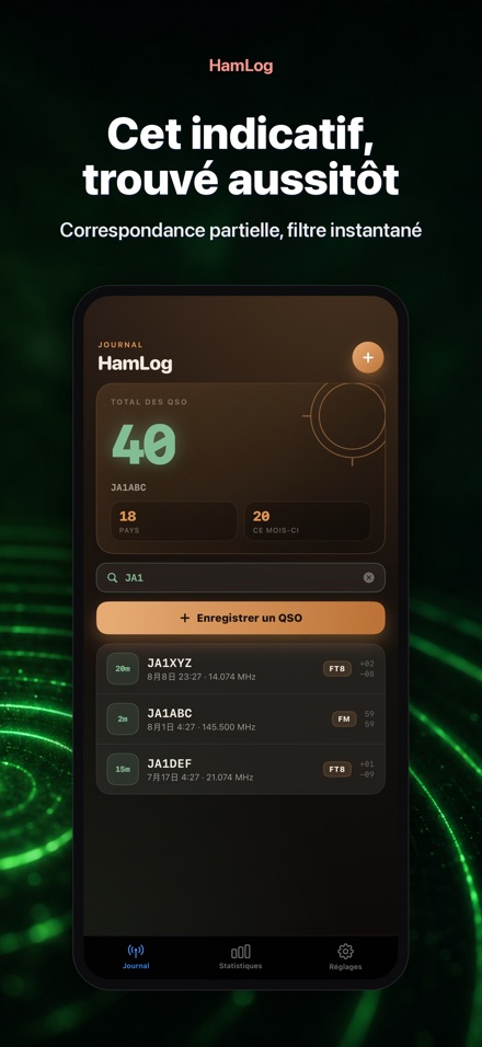 HamLog: Carnet QSO Radio 5
