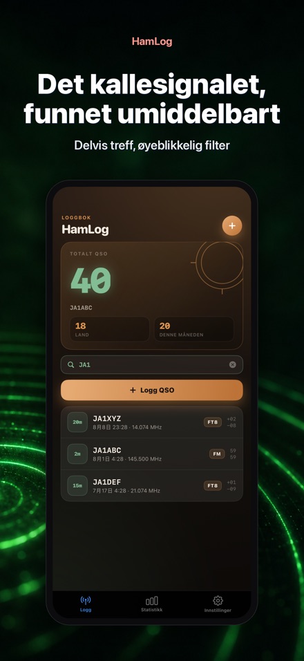 HamLog: Radioamatør QSO-logg 5