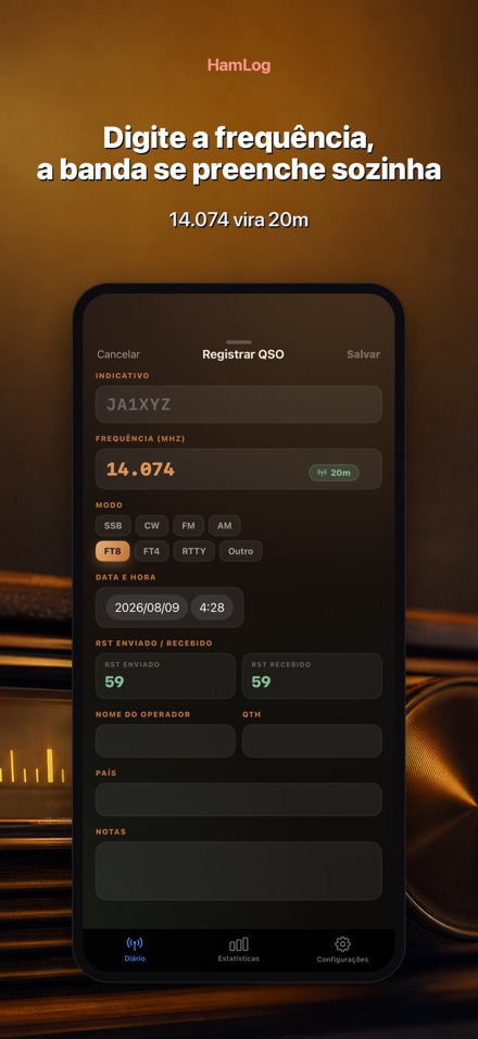 HamLog: Diário QSO Radioamador 2