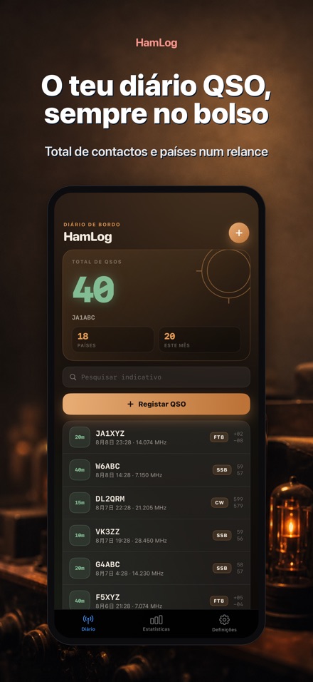 HamLog: Diário QSO Radioamador