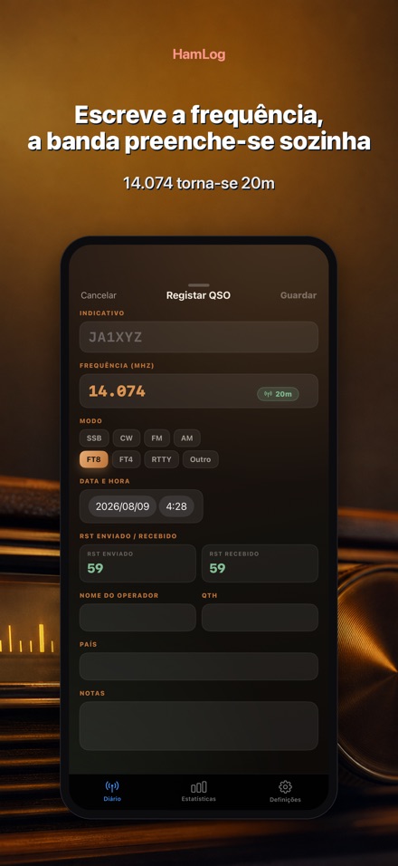 HamLog: Diário QSO Radioamador 2
