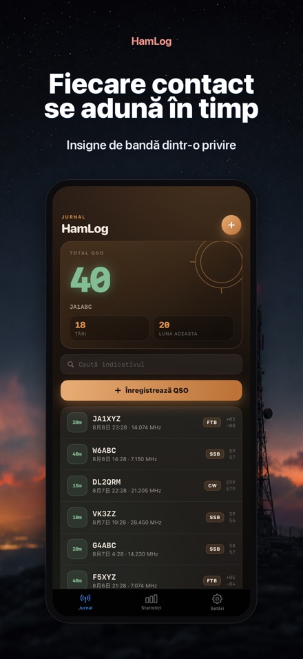 HamLog: Jurnal QSO Radioamator 8